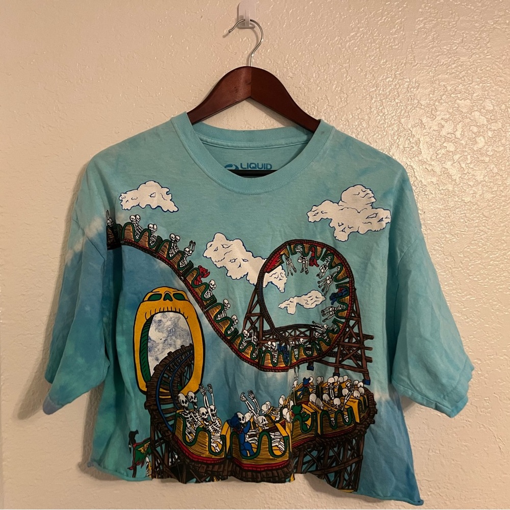 Liquid Blue Grateful Dead Cut Off T-Shirt